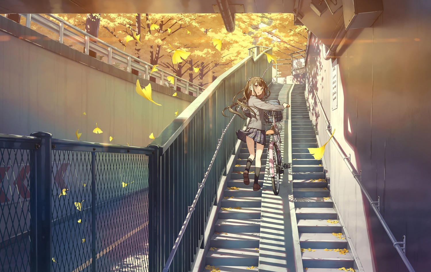 Houkago Seifuku O Nuit De Scan Vf 5 nenme no houkago kantoku nagisa (kantoku) landscape seifuku skirt